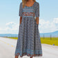 49% OFF🔥Elegantes Kleid mit böhmischem Print für Damen
