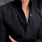 💕Men’s Sleek Striped Shirt-10