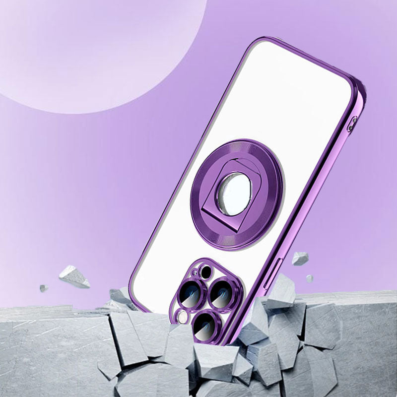 Magnetic Shockproof Phone Case with Rotatable Stand-5