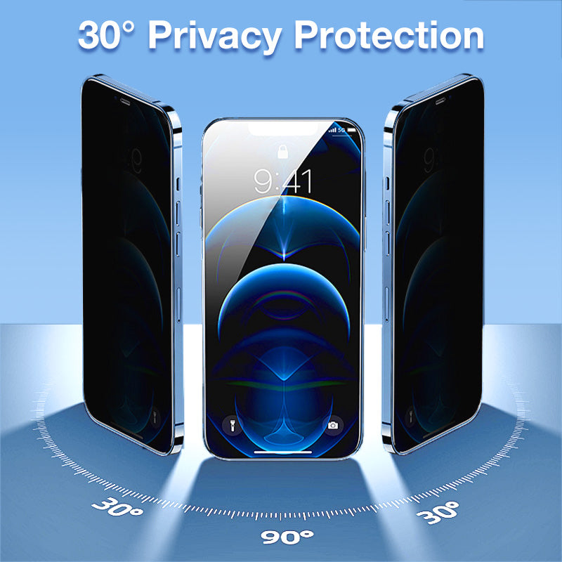 💥Limited time 50% off🔥 iPhone Tempered Anti-Peeking Screen Protector - No Bubbles No Dust-5