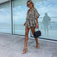 🌷Limited Time 49% OFF💞🌷Women's Leopard Print Fashion Jumpsuit Shorts-1