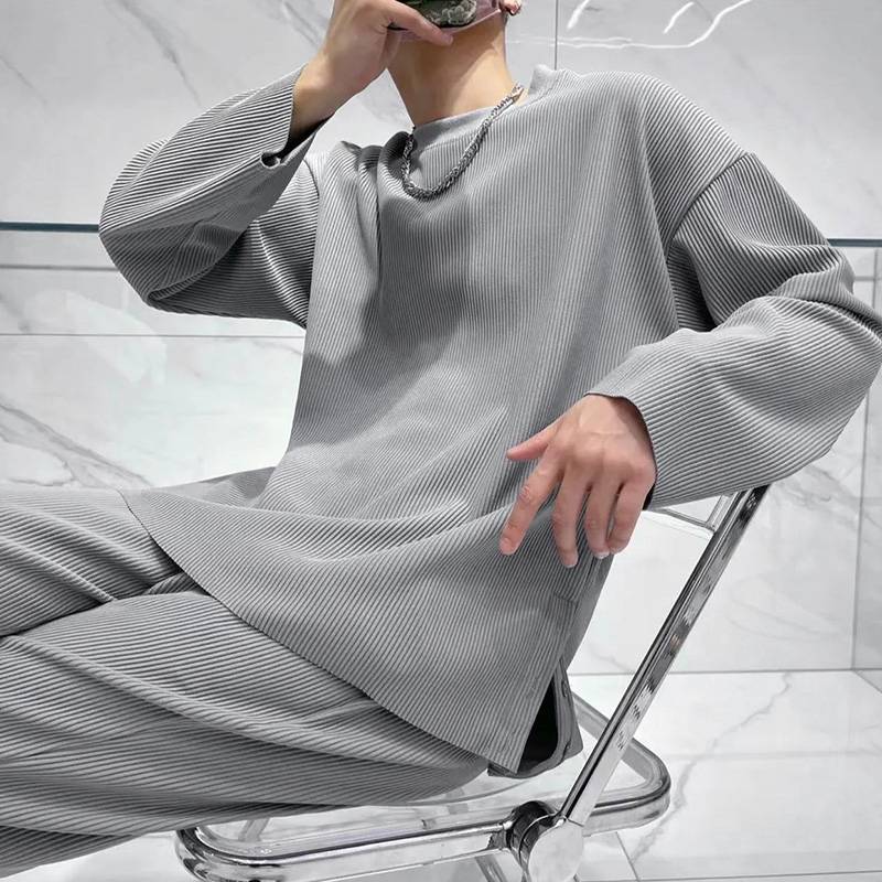 ⏳Limited Sale 53% OFF🌸Men’s Long Sleeve 2-Piece Set-3