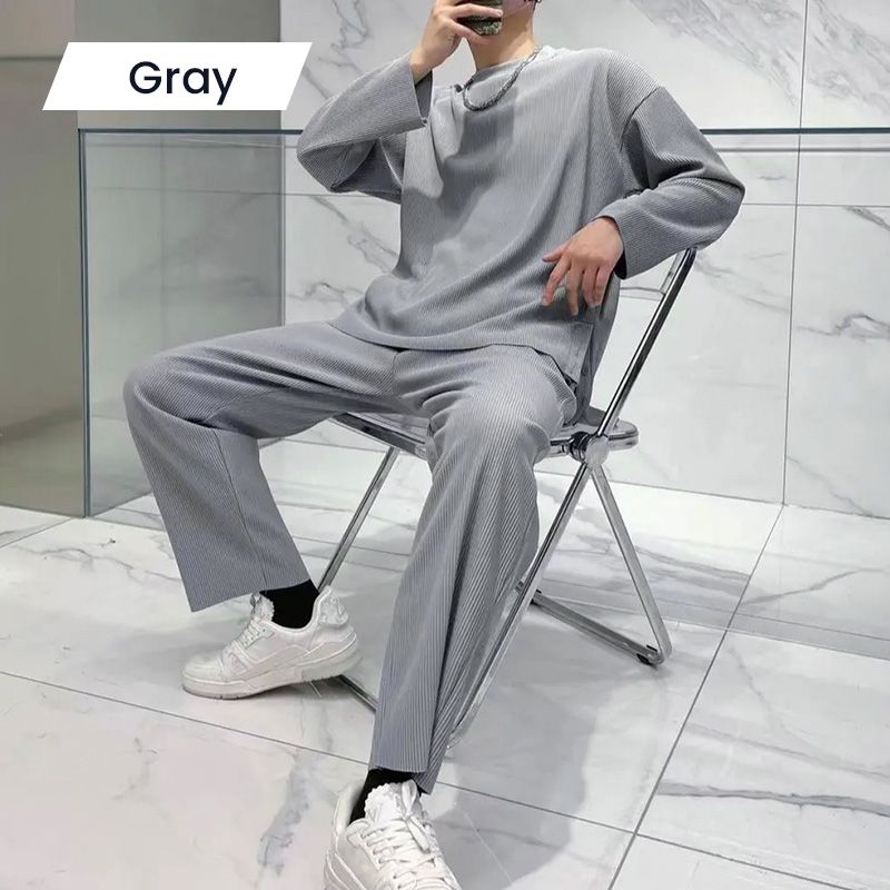 ⏳Limited Sale 53% OFF🌸Men’s Long Sleeve 2-Piece Set-10