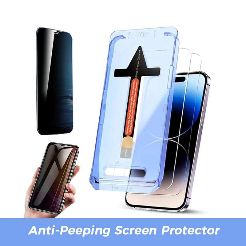 💥Limited time 50% off🔥 iPhone Tempered Anti-Peeking Screen Protector - No Bubbles No Dust-9