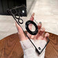 Ultra-Thin Transparent Phone Case with Magnetic Ring for Samsung-5