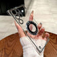 Ultra-Thin Transparent Phone Case with Magnetic Ring for Samsung-7