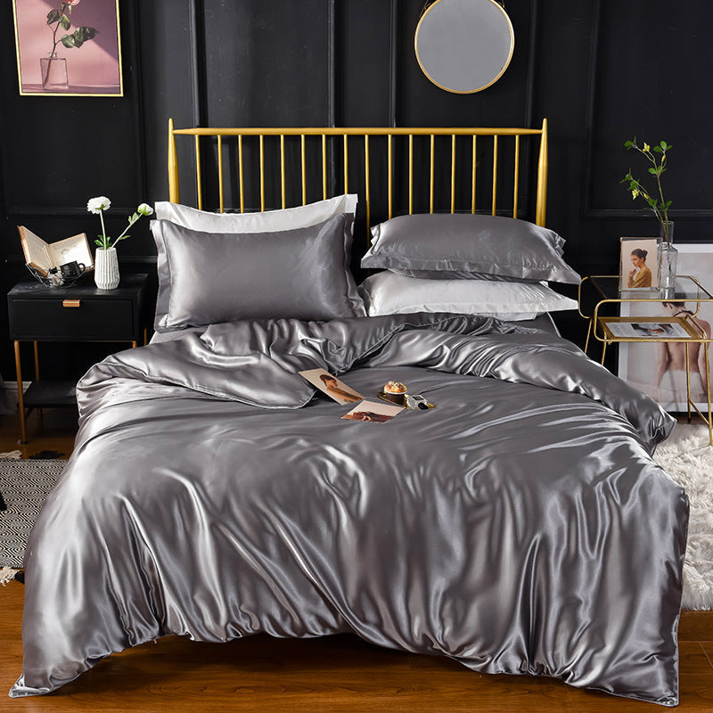 ✅Free Shipping✈️Luxury Pure Mulberry Silk Bedding Four Piece Set-2