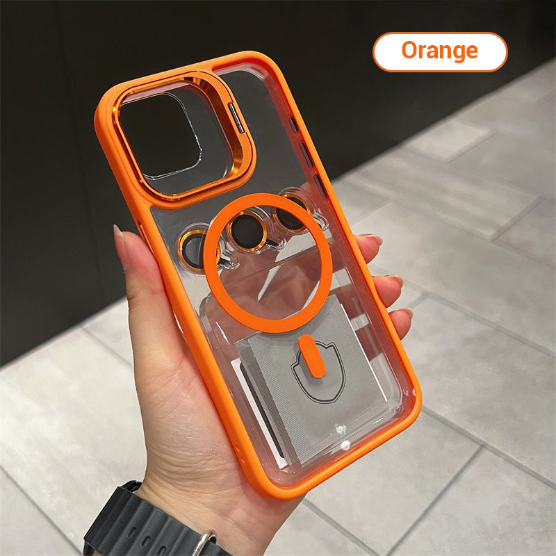 Magnetic Phone Case with Stand for iPhone Series-5