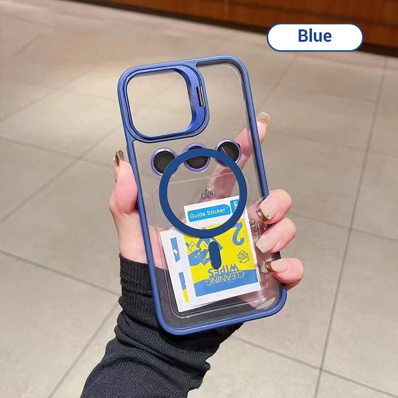 Magnetic Phone Case with Stand for iPhone Series-8