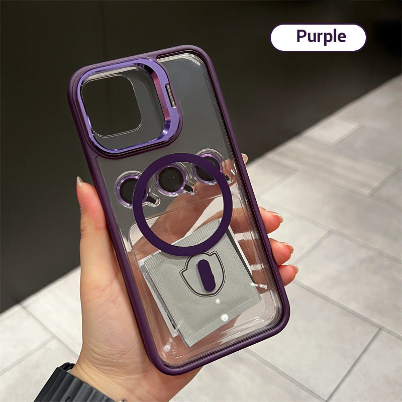 Magnetic Phone Case with Stand for iPhone Series-9