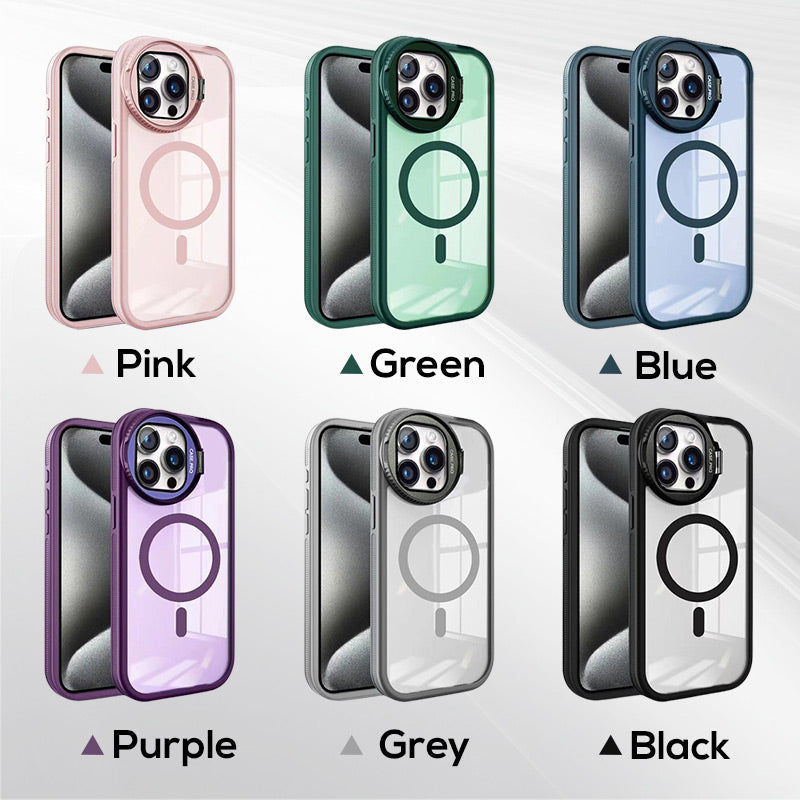 Magnetic Phone Case with Stand for iPhone Series-6
