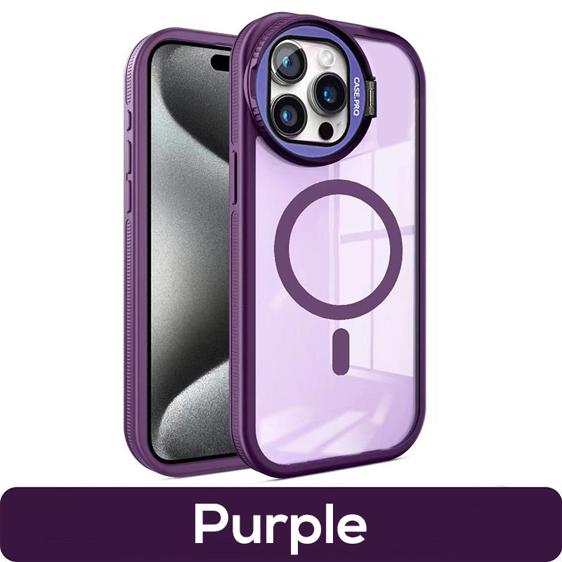 Magnetic Phone Case with Stand for iPhone Series-9