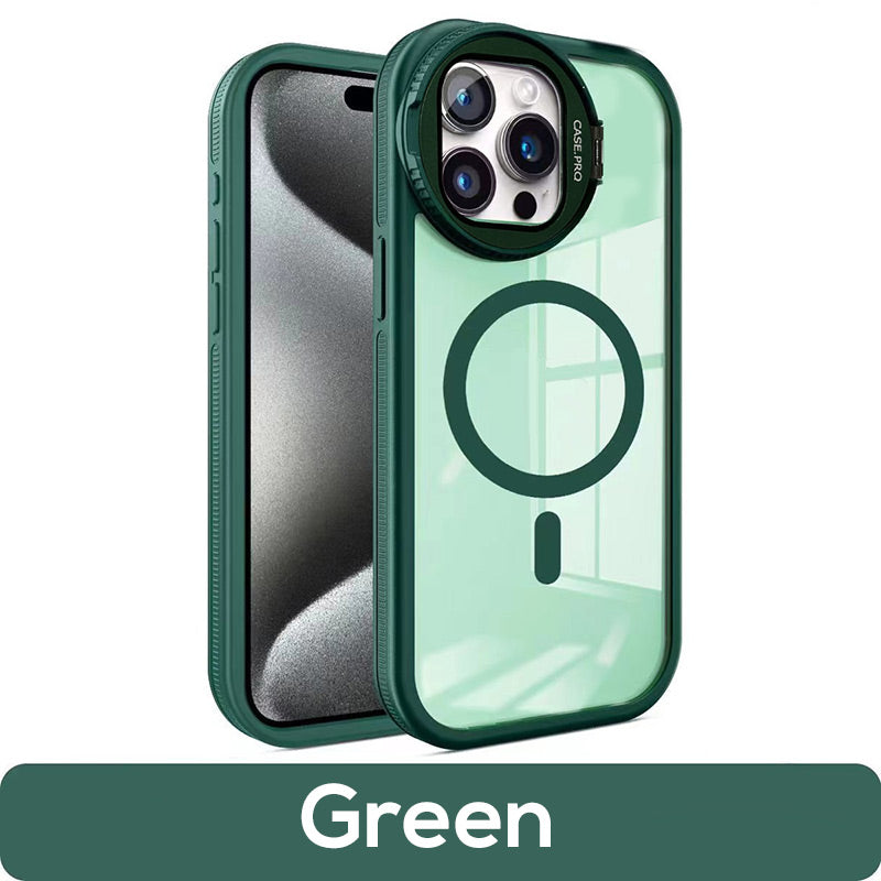 Magnetic Phone Case with Stand for iPhone Series-12