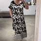 🌷Limited Time 52% OFF💞Shoulder V-Neck Fashionable Breathable Dress-3