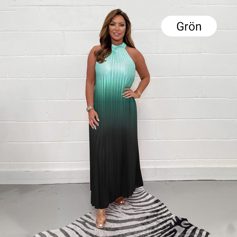 💃 Hot Sale 62% off- Gradient Pleated Sleeveless Dress💖-15