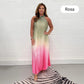 💃 Hot Sale 62% off- Gradient Pleated Sleeveless Dress💖-17