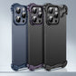Special-Shaped Metal Corner Pad Anti-Fall Phone Case for iPhone (Free lens film)-2