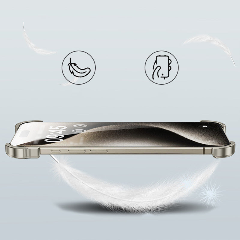Special-Shaped Metal Corner Pad Anti-Fall Phone Case for iPhone (Free lens film)-8