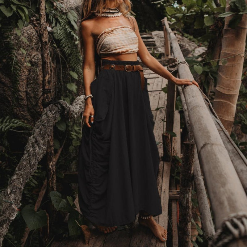 Hot Sale 60% OFF💃Women's Casual Skirt with Side Drawstrings-16