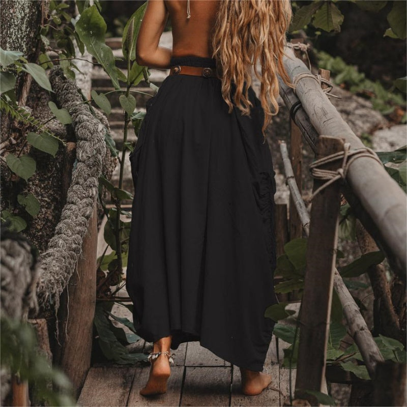 Hot Sale 60% OFF💃Women's Casual Skirt with Side Drawstrings-17