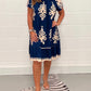 🌷Limited Time 43% OFF💞Geometric Pattern Multi Print Square Neck Dress🌸-5