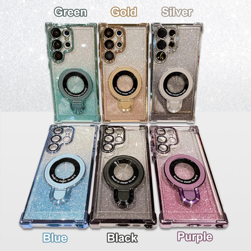 Magnetic Glitter Phone Case For Samsung-7