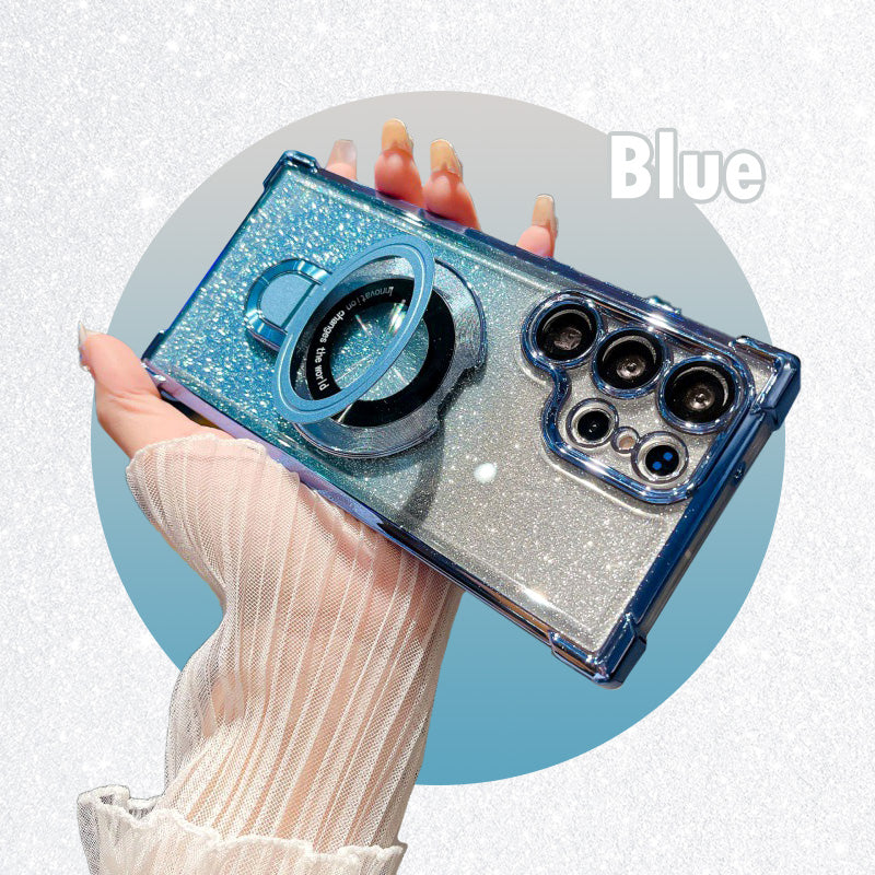 Magnetic Glitter Phone Case For Samsung-11