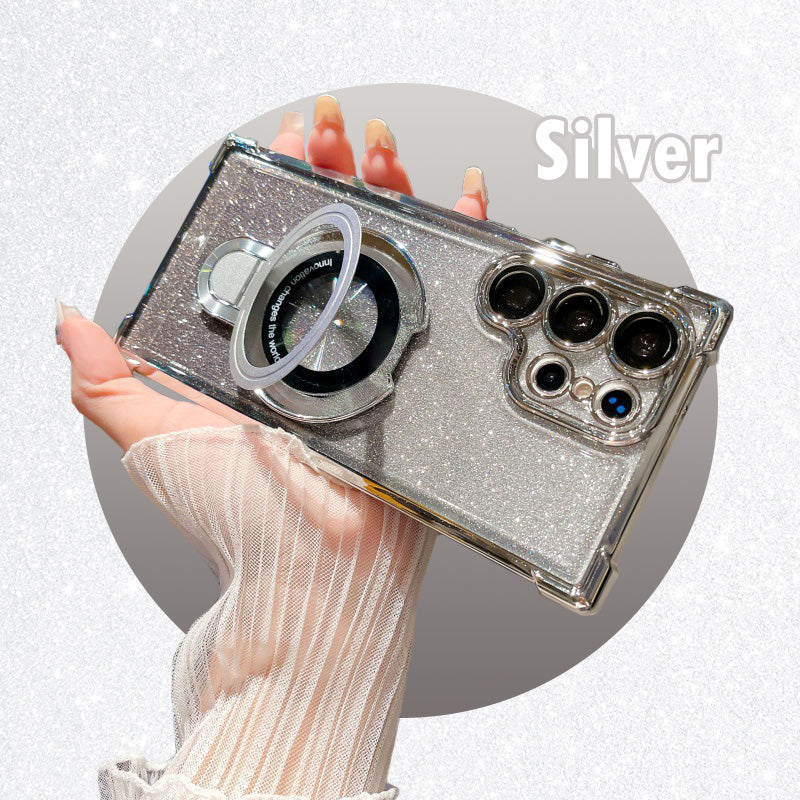 Magnetic Glitter Phone Case For Samsung-10