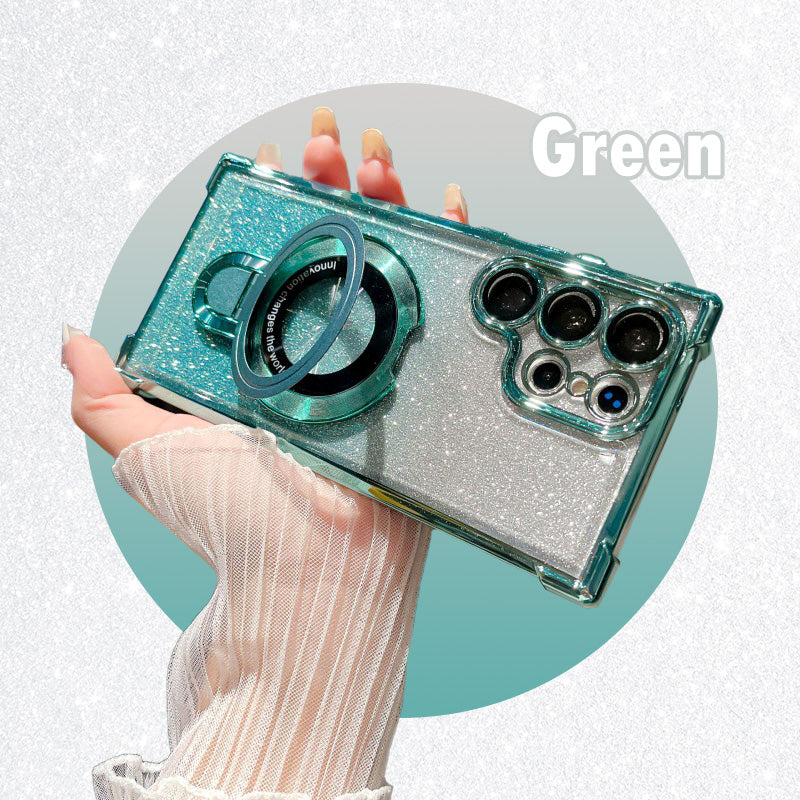 Magnetic Glitter Phone Case For Samsung-13