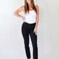 🔥 HOT SALE ！！！👖 Tummy Control Cuffed Slim Fit Jeans