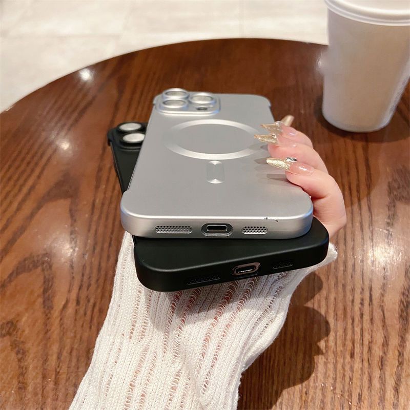 Slim Frameless Magnetic Phone Case for iPhone-3