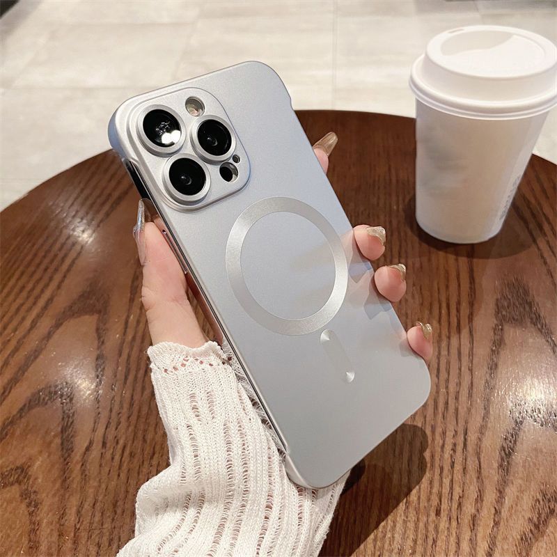 Slim Frameless Magnetic Phone Case for iPhone-9