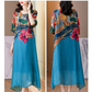 💃2025 Neuankömmling Vorverkaufs-Women's Elegant Flowy Blumendruck Plus-Size-Kleid