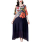 💃2025 Neuankömmling Vorverkaufs-Women's Elegant Flowy Blumendruck Plus-Size-Kleid