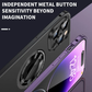 Magnetic Attraction Spring Buckle Metal Frame Case Cover For iPhone-6