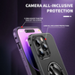 Magnetic Attraction Spring Buckle Metal Frame Case Cover For iPhone-7