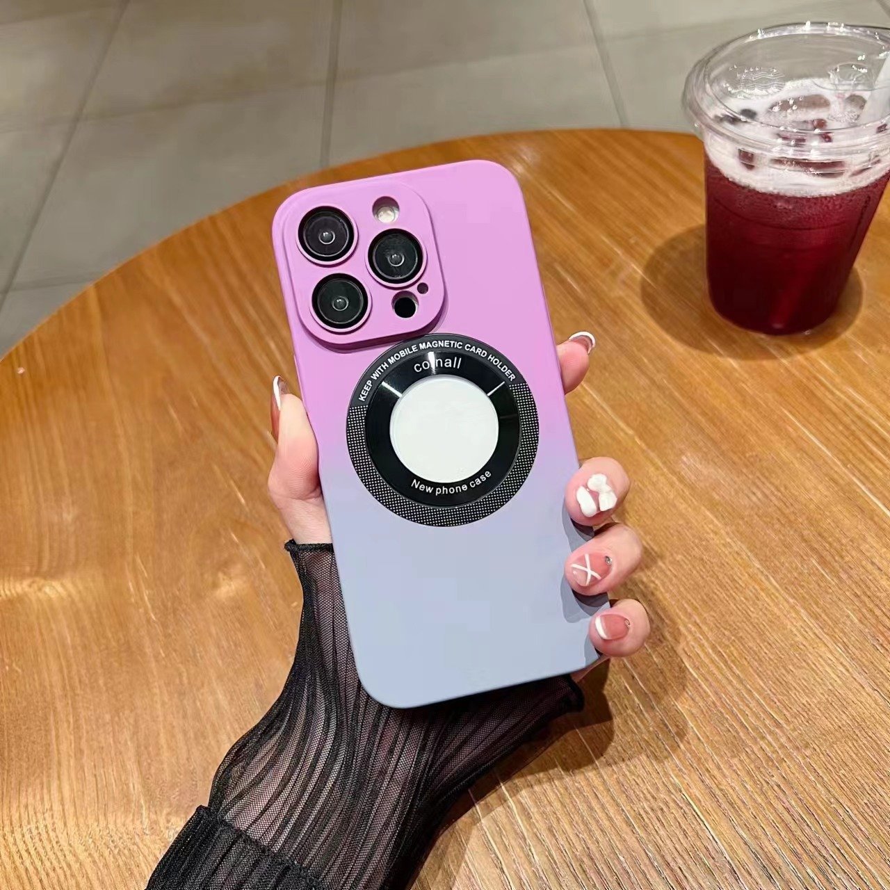 Gradient Magnetic Charging Case for iPhone-7