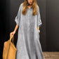🔥52% OFF💕🦋Summery maxi dress made from a cotton-linen blend👚-6
