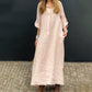 🔥52% OFF💕🦋Summery maxi dress made from a cotton-linen blend👚-5