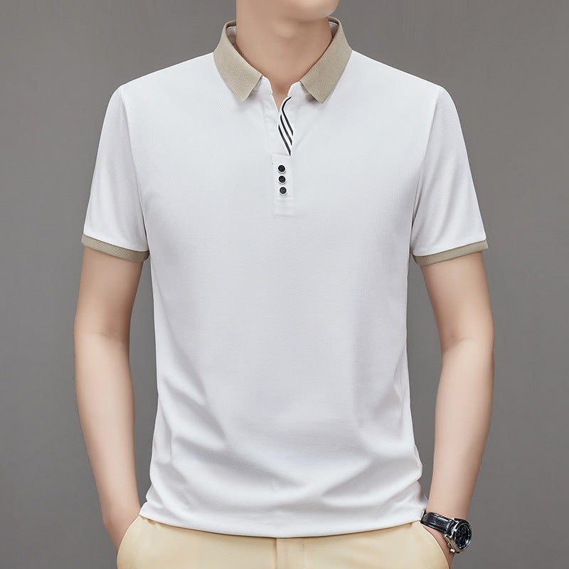 ✨New Arrival✨ Men's striped jacquard waffle short-sleeved T-shirt-3