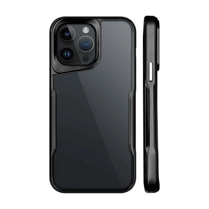 Luxury Acrylic Transparent Electroplated Soft Frame Case-10