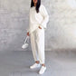 🌷Limited time sale💞 Round-Neck Long-Sleeved Top ＆ Pants 2-Piece Set-1