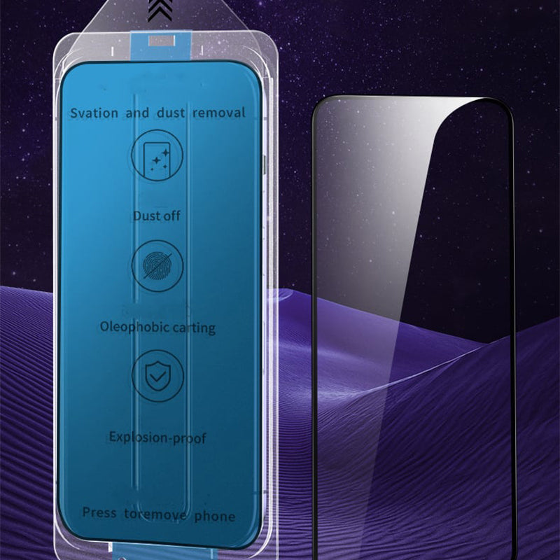 💥Limited time 50% off🔥Dust Removal Installation Anti-Spy Tempered Glass Film-3