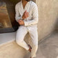 ⏳Limited Sale 50% OFF🌸Men's Minimalist Cotton Linen Casual Two Piece Set-2