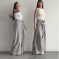 🔥Summer Sale🔥Women's Tie Knot Wide Leg Pants-1