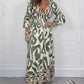 🦋Breathable Fashion V-Neck A-Line Long Dress🔥Hot Sale - 61% OFF🔥-2