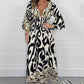 🦋Breathable Fashion V-Neck A-Line Long Dress🔥Hot Sale - 61% OFF🔥-1