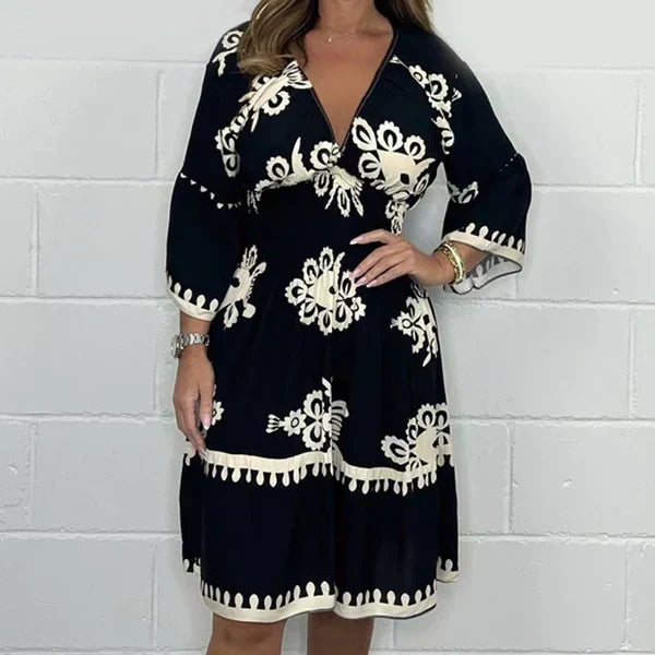 🌷Limited Time 51% OFF💞Women's  Printed Dress-3