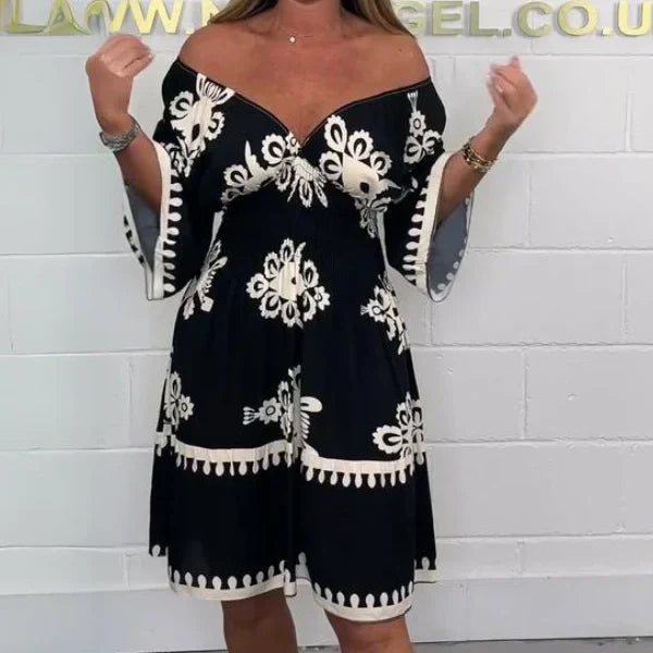 🌷Limited Time 51% OFF💞Women's  Printed Dress-1