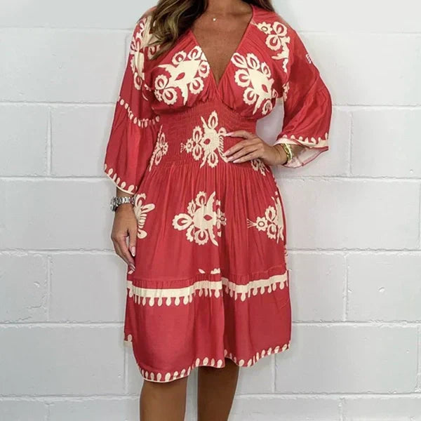 🌷Limited Time 51% OFF💞Women's  Printed Dress-4
